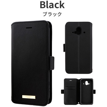 らくらくスマートフォン F-52B GRAMAS COLORS  Shrink PU Leather Book Case マグネット仕様 スタンド機能 LEPLUS