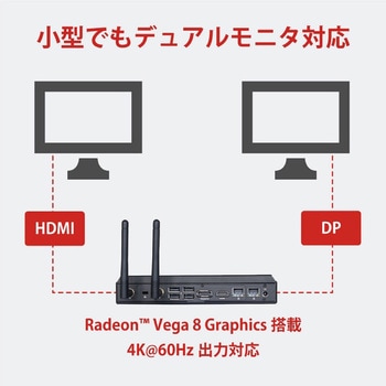極薄デスクトップパソコン VHFP30 (WiFi) Maxtang