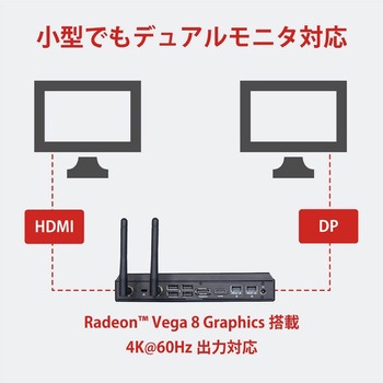極薄デスクトップパソコン VHFP30 (WiFi) Maxtang