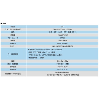 建設機械用ドライブレコーダー イーエスエス