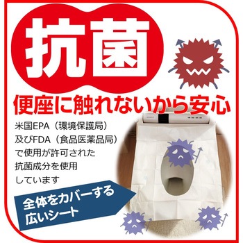 抗菌便座シート ノロフル 機能素材