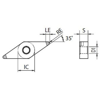高硬度材加工用 新コーティングCBN KBN020シリーズ VNGA 京セラ