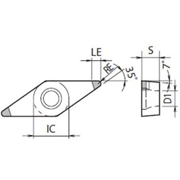 高硬度材加工用 新コーティングCBN KBN020シリーズ VCGW 京セラ