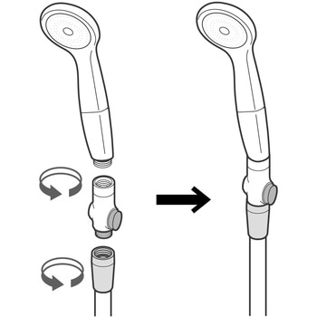 ストップシャワーアダプター SANEI