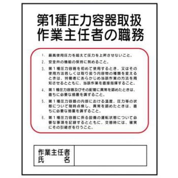 作業主任者の職務 JSグループ