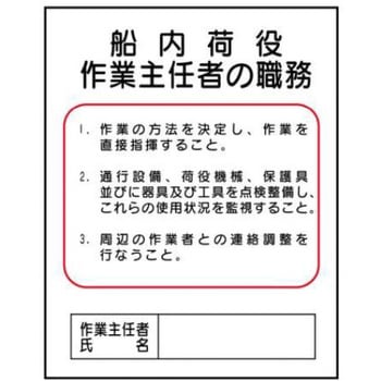 作業主任者の職務 JSグループ