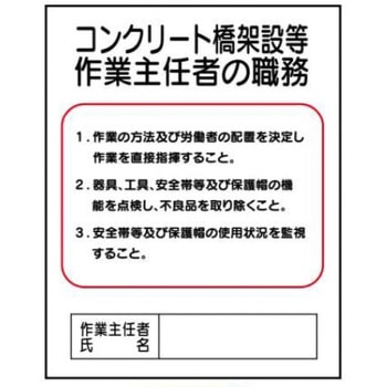 作業主任者の職務 JSグループ