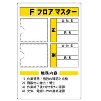 フロアマスター標識 JSグループ