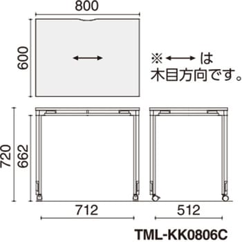 コンパクトテーブル マルティス スタンダード天板(配送・組立サービス付き) コクヨ
