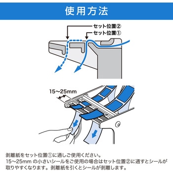 シールピーラー(ラベル剥離器) ササガワ