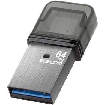 USBメモリ USB3.2(Gen1)/3.1(Gen1)/3.0/2.0 2in1 【 Type-C / USB A 】 キャップ式 エレコム