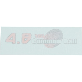 (89799)デカール； ”4．8 16V COMMON RA いすゞ自動車
