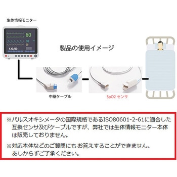 リユーザブルSpO2センサ 日本光電互換 NV-16シリーズ プロシェア(ナビス/アズワン)