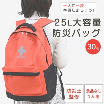 防災セット(災害対策30点セット) 防災士監修 防災バッグ YAMAZEN(山善