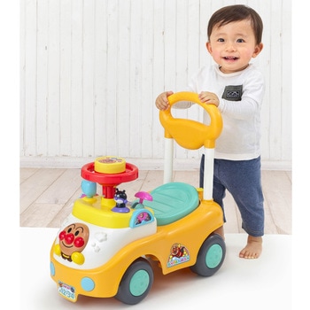 アンパンマンといっしょにドライブ! 3STEPよくばりビジーカー 押し棒+ガード付き アガツマ