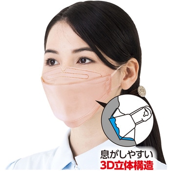 立体不織布カラーマスク(三層構造)(50枚入)ベージュ アーテック(学校教材・教育玩具)