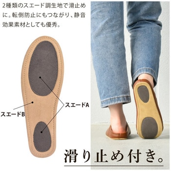 bonbonheur / ボンボヌール bon011 レザースリッパ(本革) 大河商事