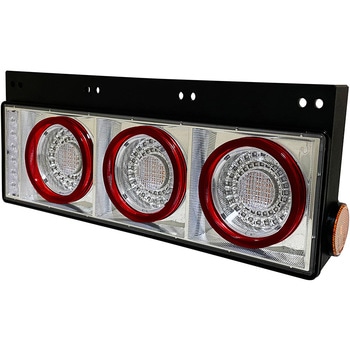 24V大型・中型トラック汎用 FスタイルファイバーLEDテールランプ 左右セット NIGHTSTAR(ナイトスター)