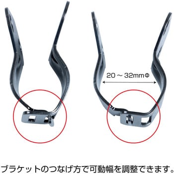 501489 バックショットミラー取付バンド ステン 1個 JET INOUE