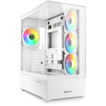 SHA-AK6-RGB-WT ~h^[P[X SHARKOON Ή}U[{[hATX/Micro ATX/Mini-ITX 15631887