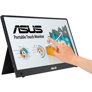ポータブルモニター16型 FHD(1920 x 1080)/IPS/10点タッチ/3年保証 MB16AMTR ASUS(エイスース)