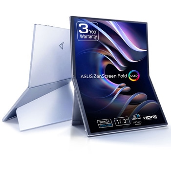 MQ17QH ポータブルモニター17.3型 QHD(2560x1920)有機ELパネル/水滴型