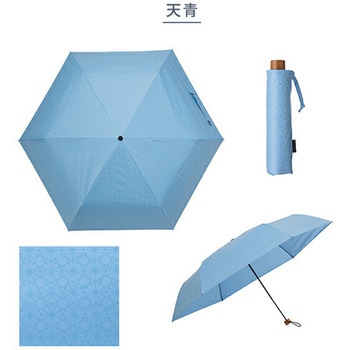 折りたたみ傘 江戸 60cm 6本骨 mabu(マブ)
