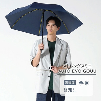 自動開閉 折りたたみ傘 ストレングスミニ AUTO EVO GOUU mabu(マブ)