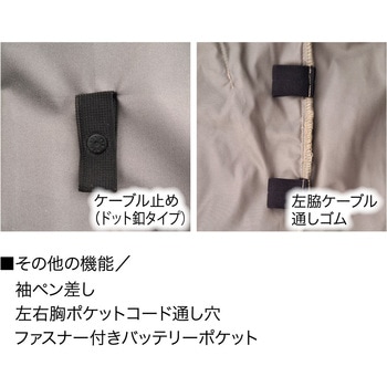 快適ウェア ミドルファン長袖フードジャケット 村上被服