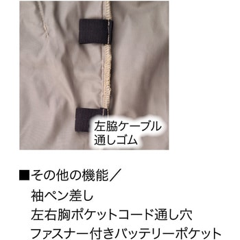 快適ウェア ミドルファン半袖フードジャケット 村上被服
