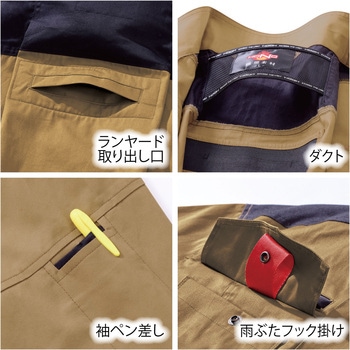 快適ウェア 難燃半袖ブルゾン 村上被服