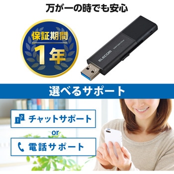 SSD 外付け USB3.2 Gen1 読込最大420MB/秒 コンパクト ポータブル スライド式 耐衝撃 Type-C/USB-A 両対応 エレコム