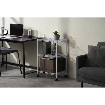 カラーメタルラックフィット 幅45×奥行30cm キャスター付き アイリスオーヤマ