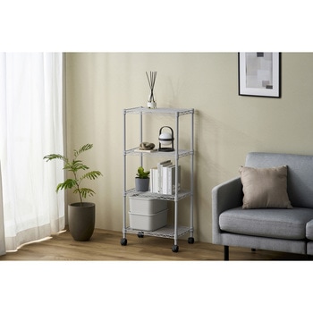 カラーメタルラックフィット 幅45×奥行30cm キャスター付き アイリスオーヤマ