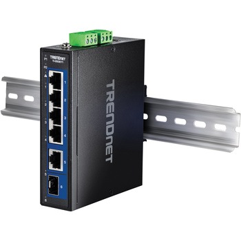 6ポート産業用スイッチングハブ 2.5G 4ポート/10G 1ポート (10G SFPポート付) TRENDnet