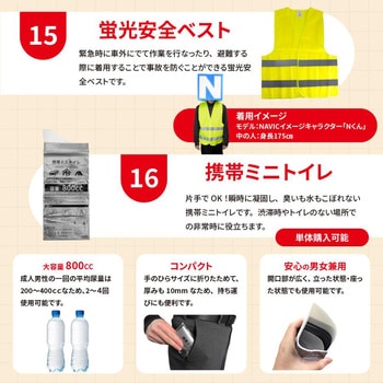 車載特化非常用セット(20点) ナヴィック
