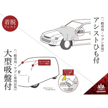 防炎裏起毛ボディーカバー アラデン