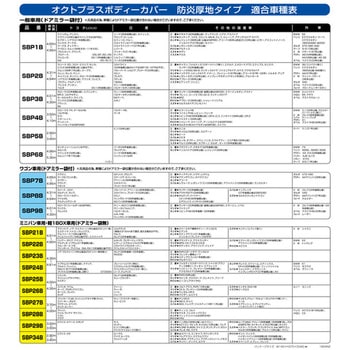 防炎厚地ボディーカバー アラデン