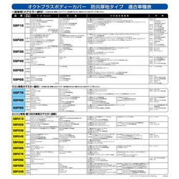 防炎厚地オクトプラス ボディーカバー アラデン