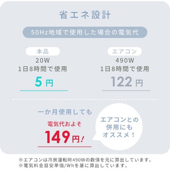 サーキュレーター DCモーター 22畳対応 静音 YAMAZEN(山善)