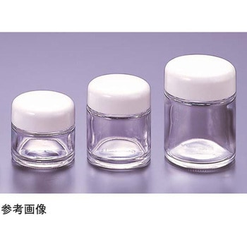 クリーム瓶 CRシリーズ マルエム(理化学・容器)