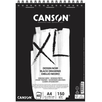 XL ブラック A4 スパイラル - マルマン