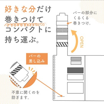 カスタマイズ オープンリングノート マステ・ふせんシート リヒトラブ