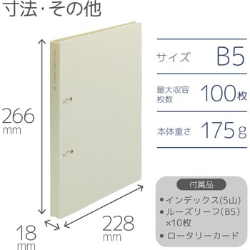 プリントルーズバインダー B5 リヒトラブ