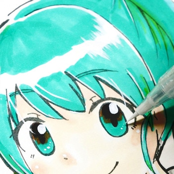 白筆ペン 超極細 - 呉竹