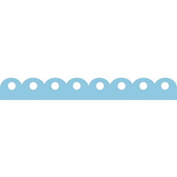 クラフトパンチ KUREPUNCH BORDER DECORATION CIRCLE&SEMICIRCLE 呉竹