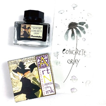 ink-cafe アールヌーヴォーカラーインク 呉竹