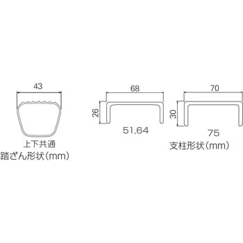 FRP2連はしご 長谷川工業