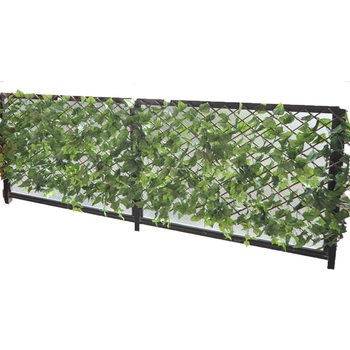 LLE-12H(FG)×6 リーフラティス 約100×200cm ウッドフェンスタイプ YAMAZEN(山善) 15870490
