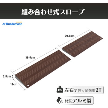 段差解消スロープ2段調整 Ruedamann